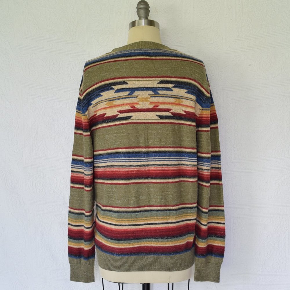 Ralph Lauren Aztec Wool blanket Navajo cardigan - Picture 9 of 10